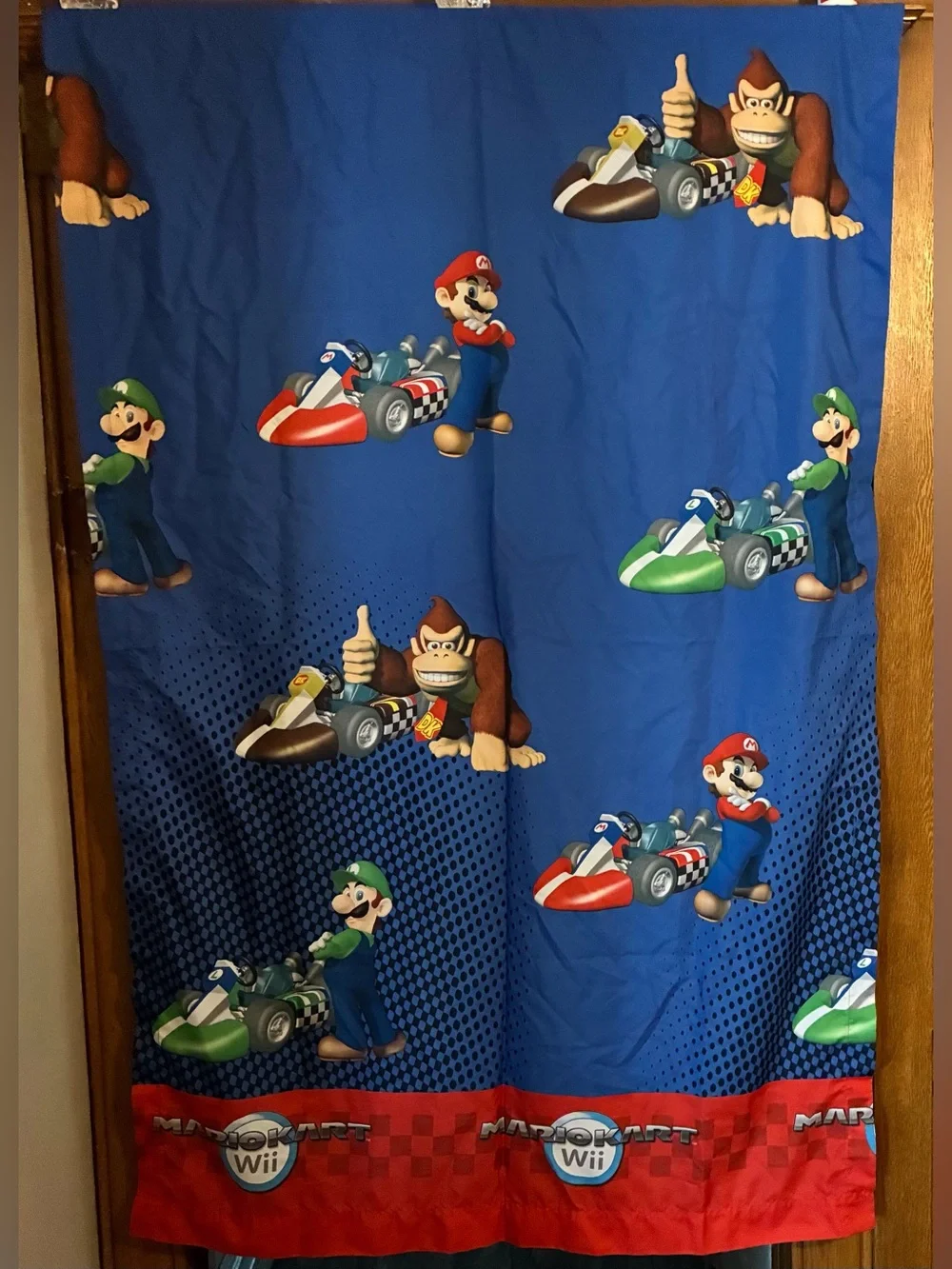 MarioKart Wii Curtains (2 panels)
